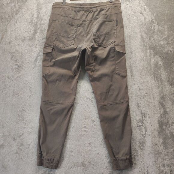 Projek Raw Men's Army Green Joggers Pants Tapered Leg Drawstring Size Lg - Picture 7 of 11